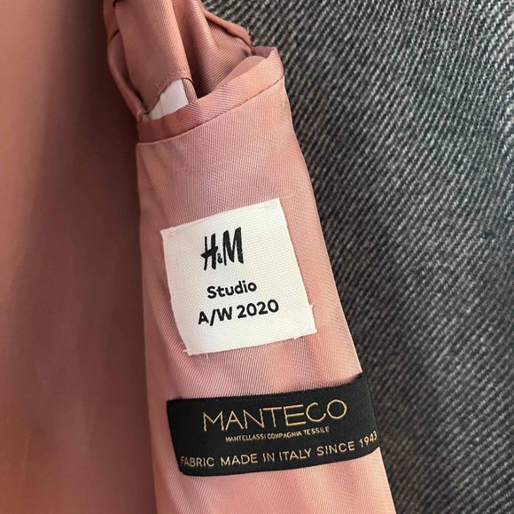 H&M Structured Wool Trench-Style Coat - Picture 4 of 5